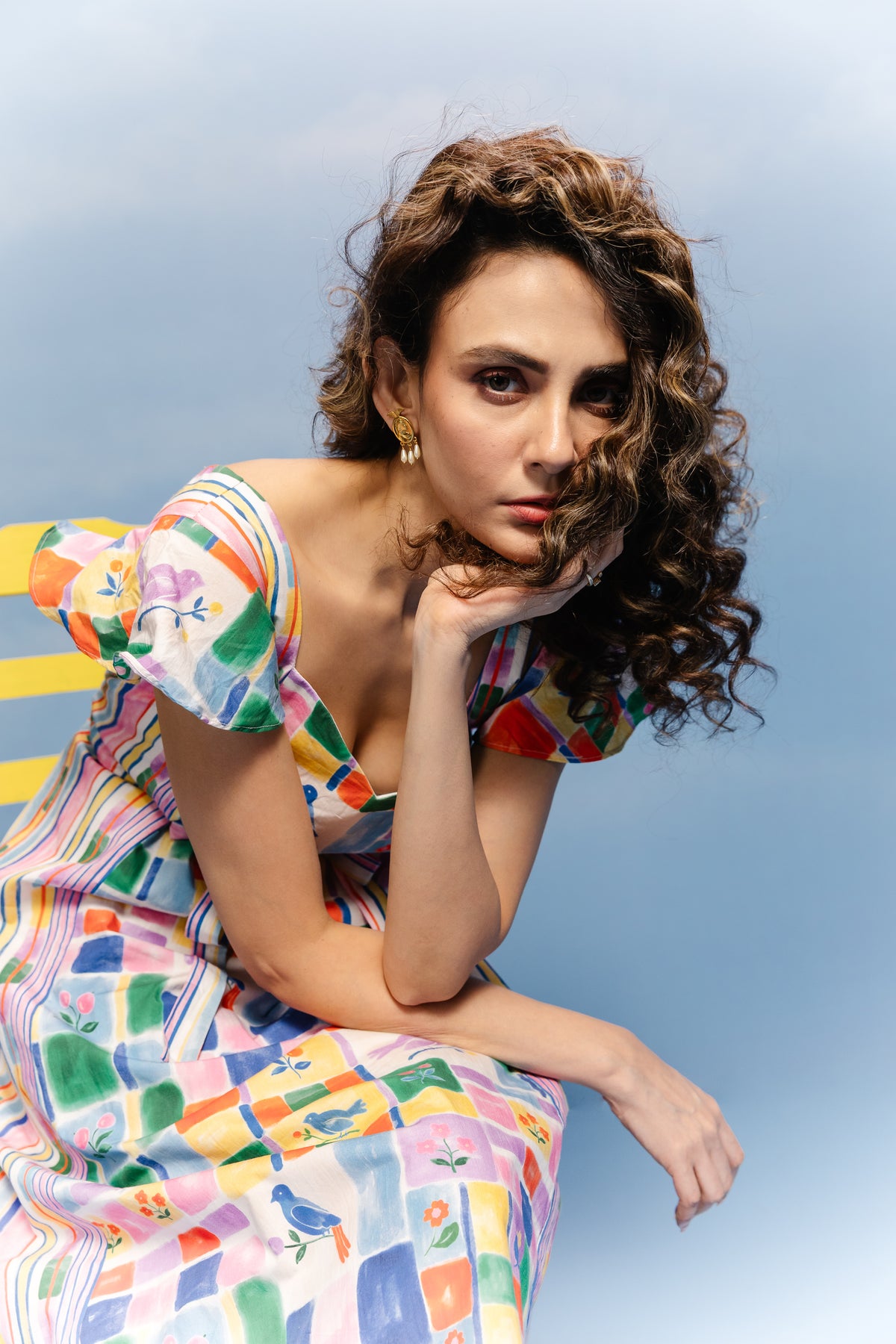 Pastel Songbird Flutter Sundress