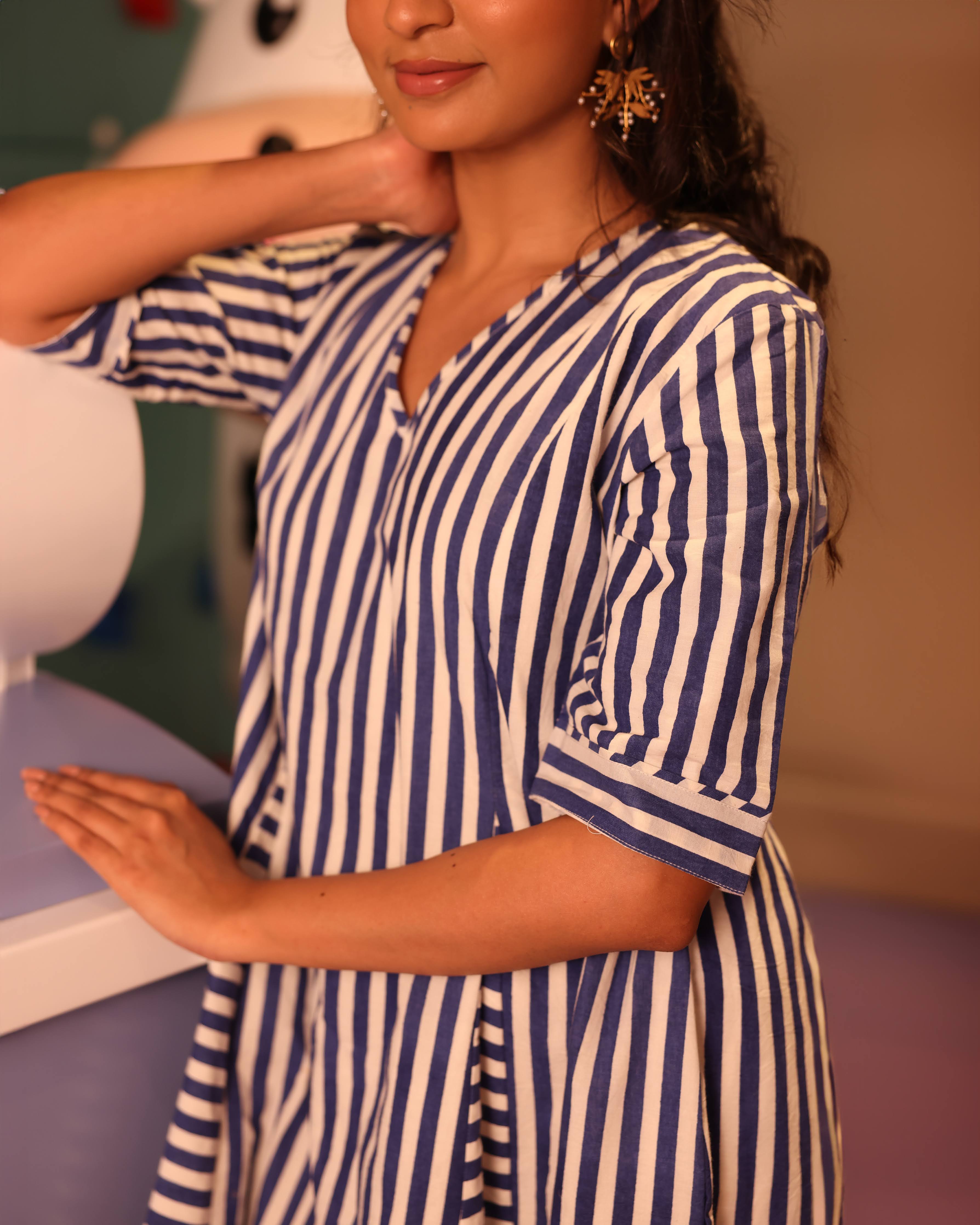 Blue Stripe Dress