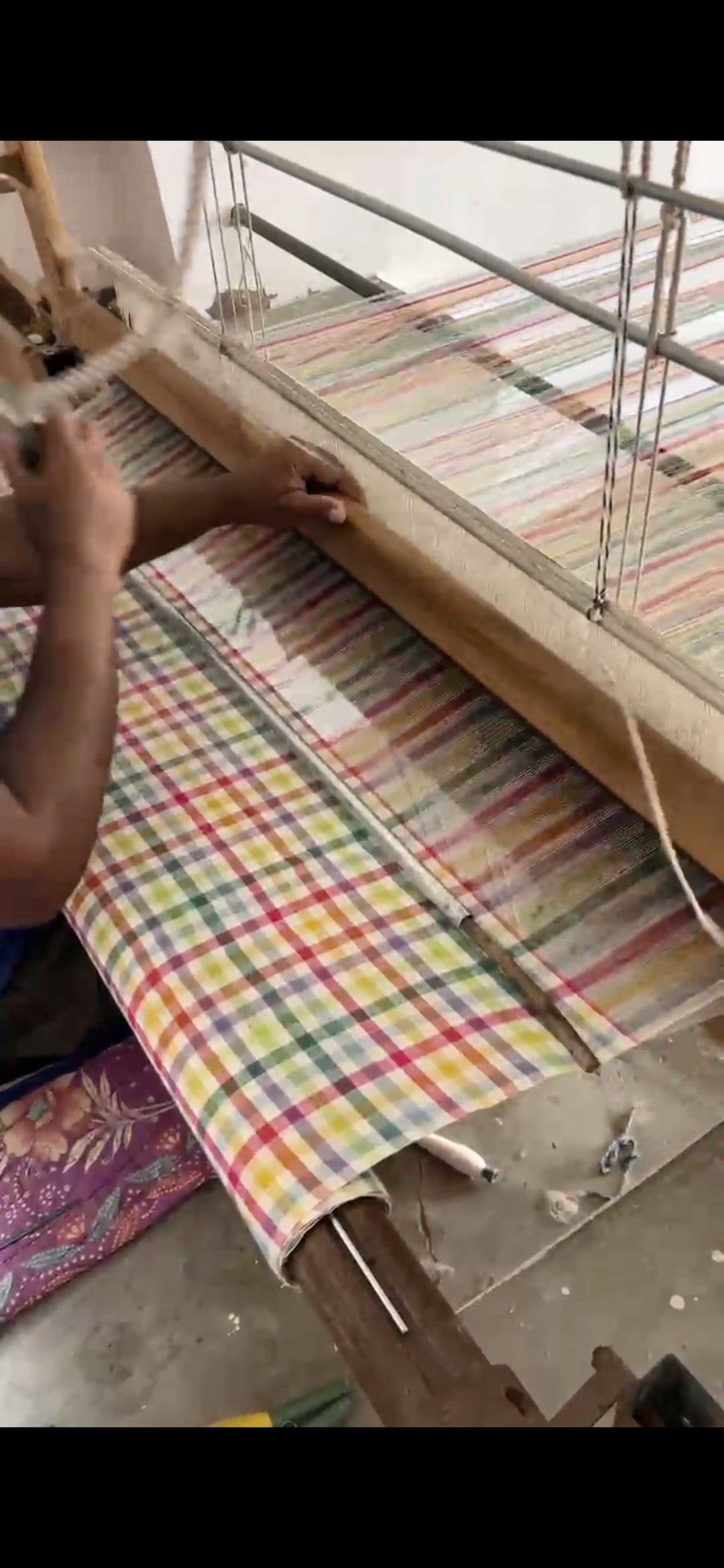 Multicolor Stripes Short